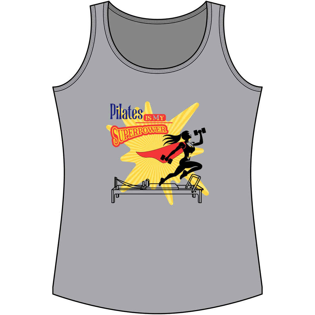 Pilates Is My Superpower Tank Top — Women's Pilates Workout Tank