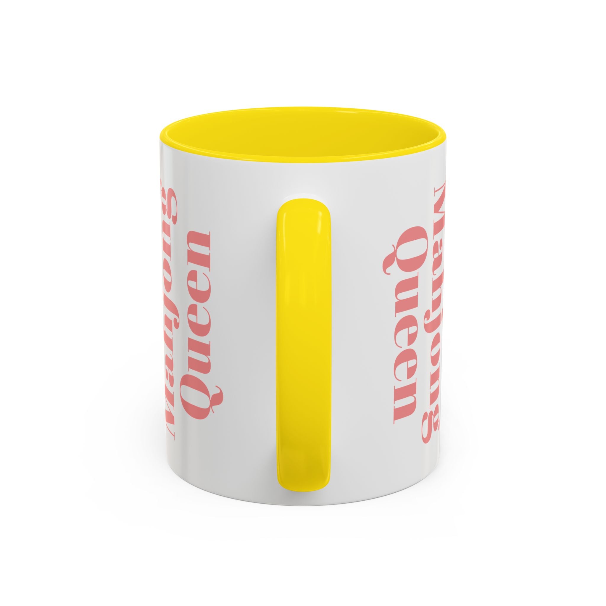 Mahjong Queen Accent Coffee Mug – Retro Tile Design, 11/15oz