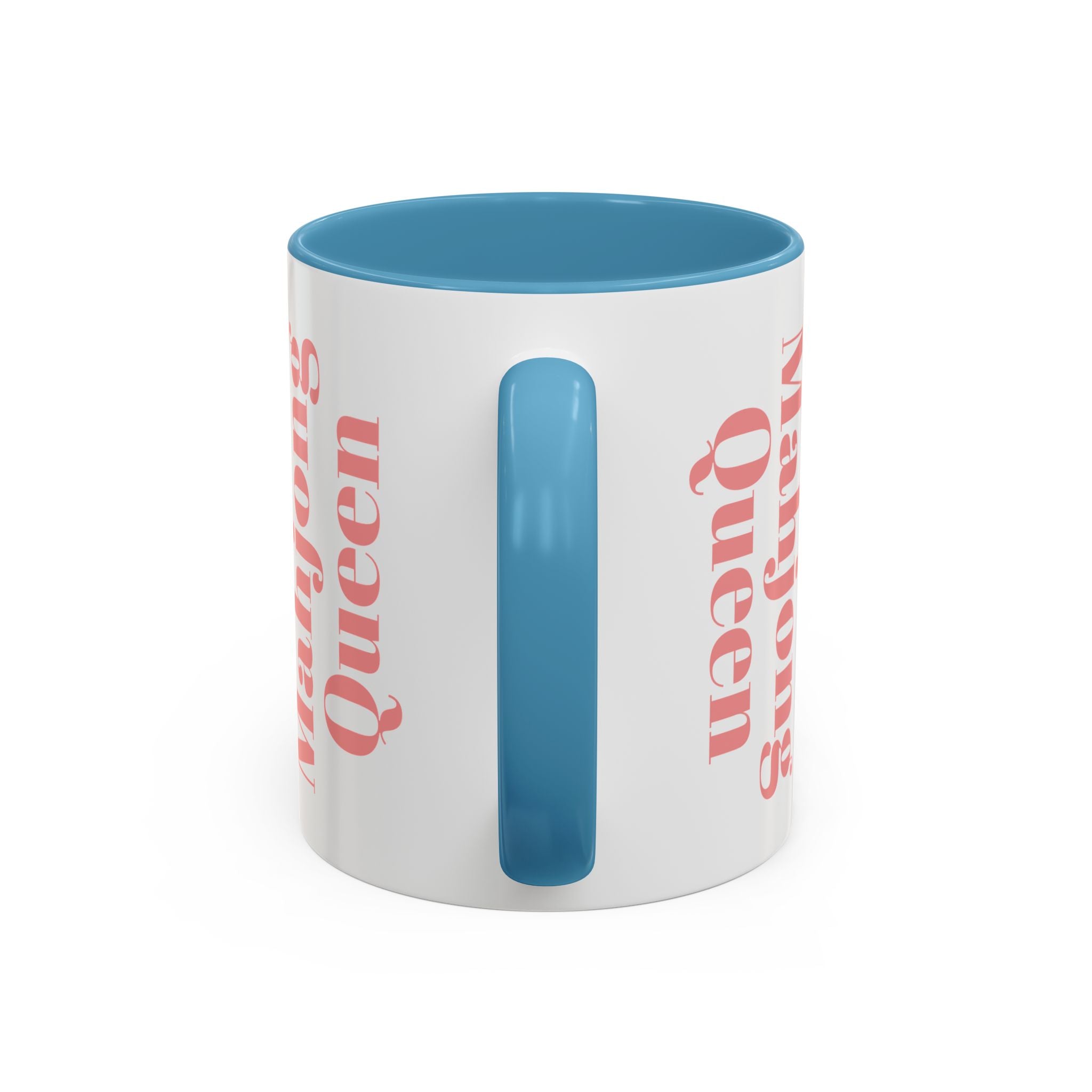 Mahjong Queen Accent Coffee Mug – Retro Tile Design, 11/15oz