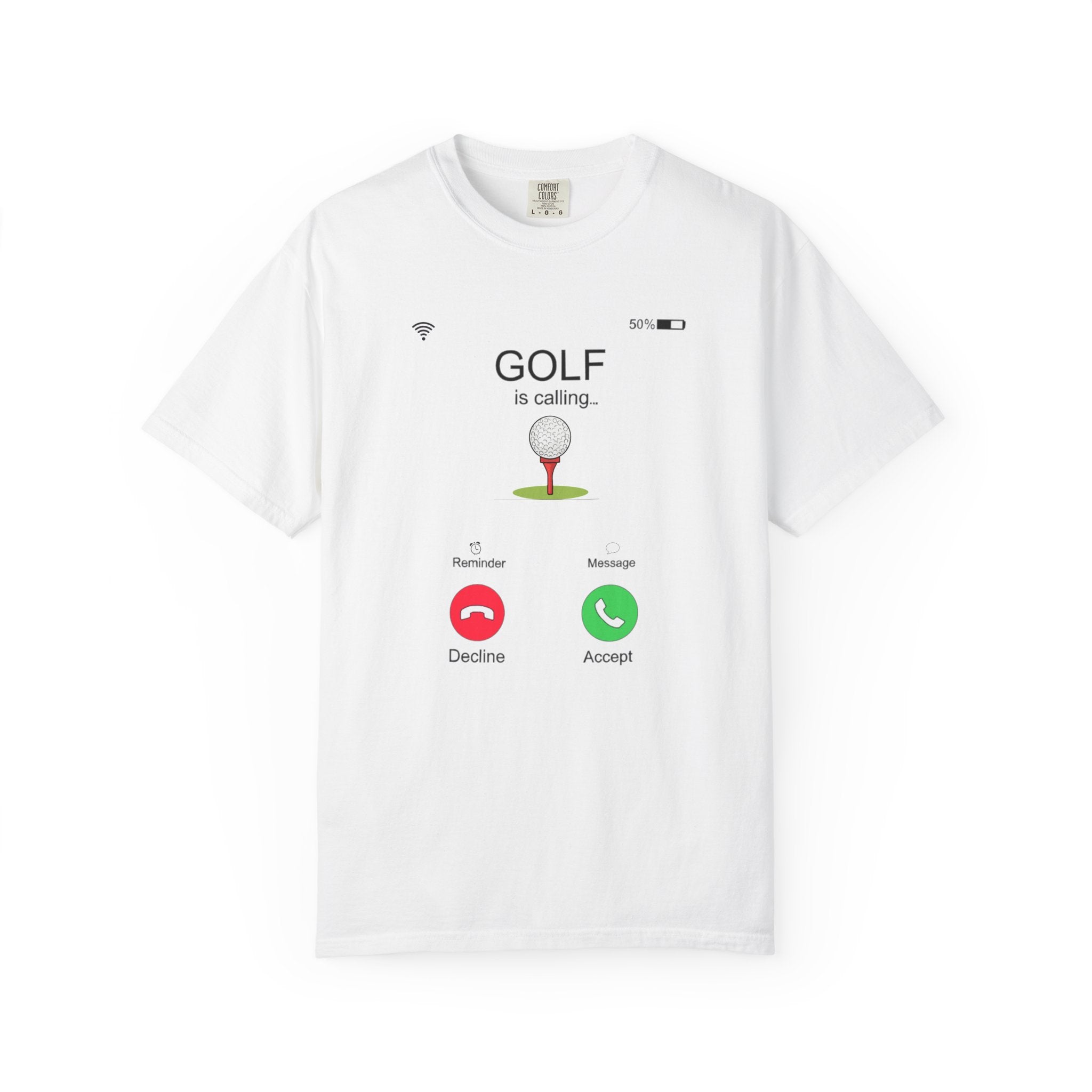 Golf Is Calling T-Shirt — Personalized Golf is Calling Phone Call Tee