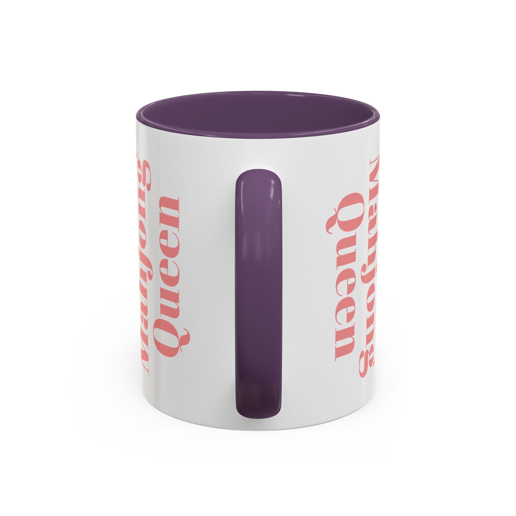 Mahjong Queen Accent Coffee Mug – Retro Tile Design, 11/15oz