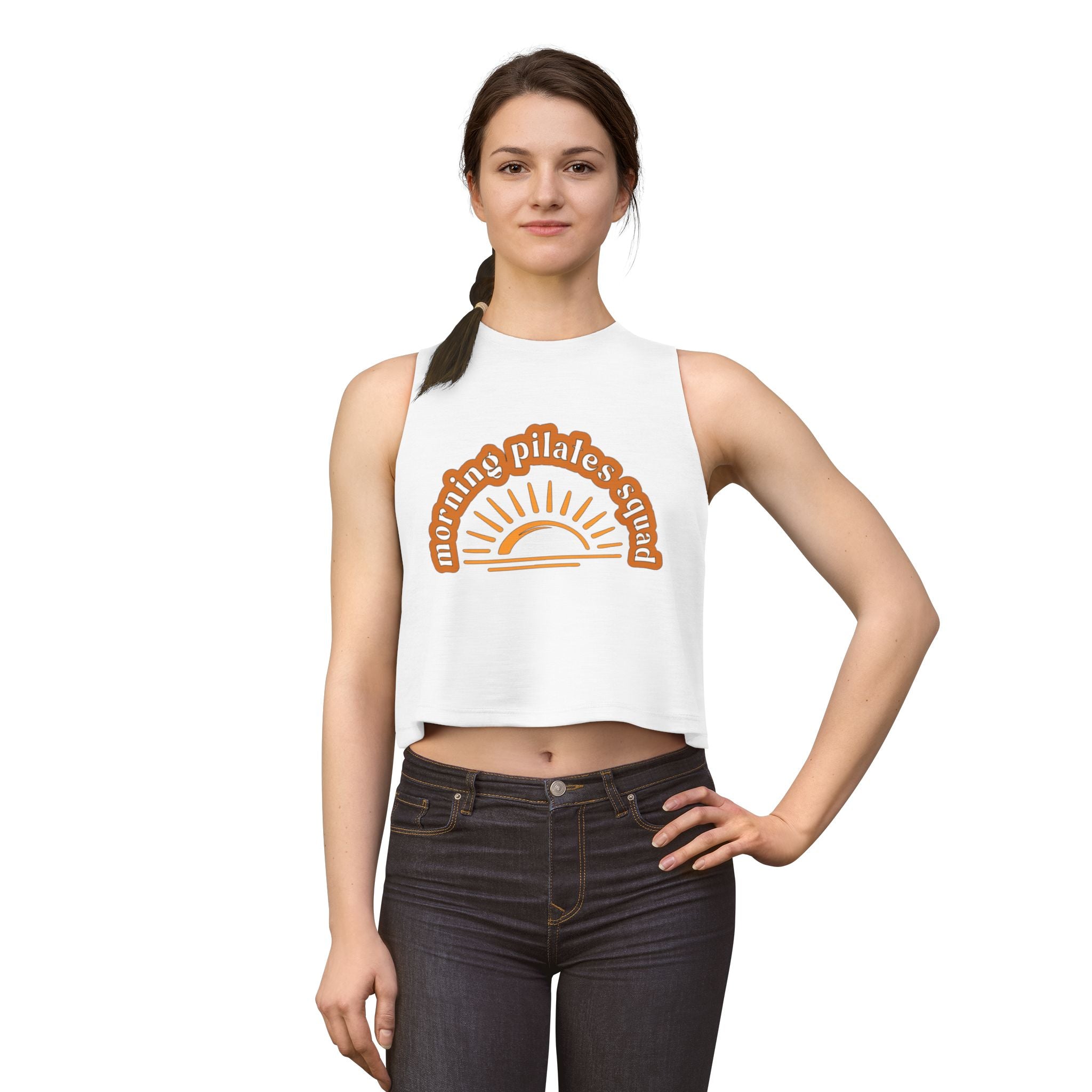 Morning Pilates Squad Crop Top — Women's Sunrise Pilates Tank