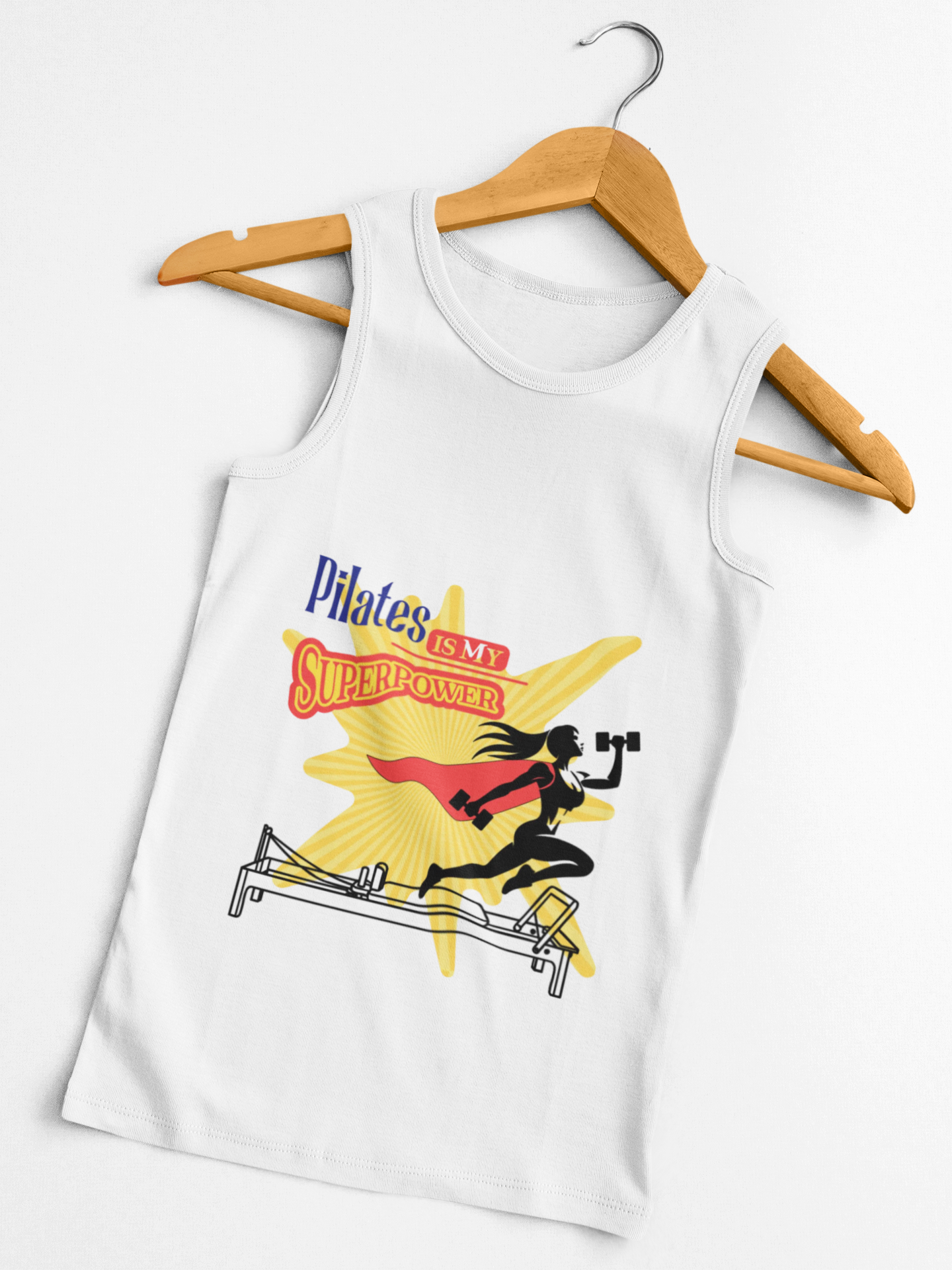 Pilates Is My Superpower Muscle Tank