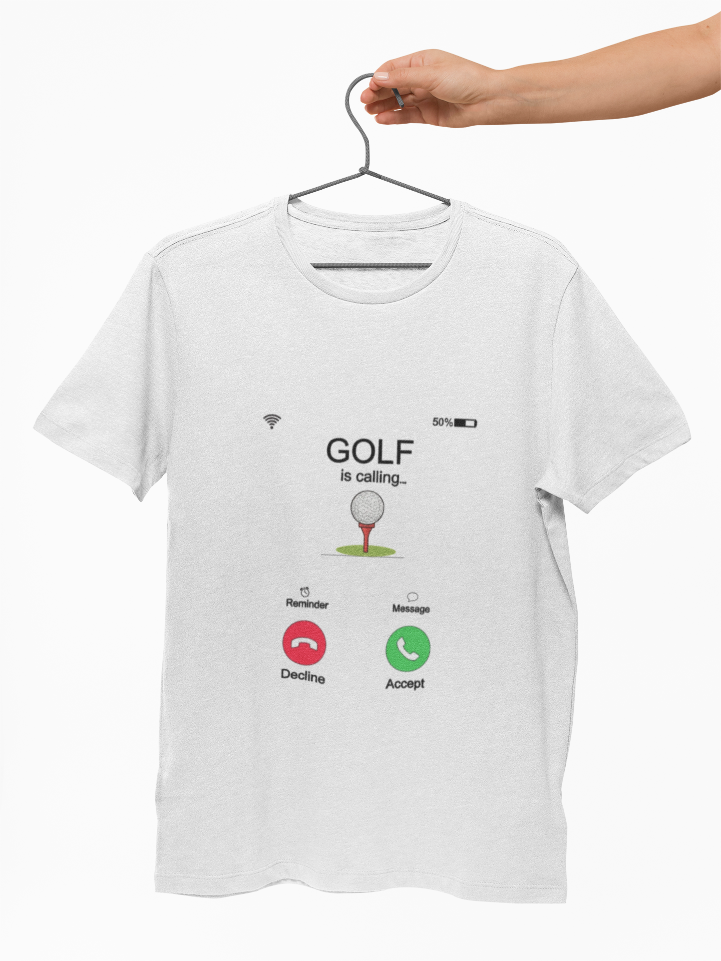 Golf Is Calling T-Shirt — Personalized Golf is Calling Phone Call Tee