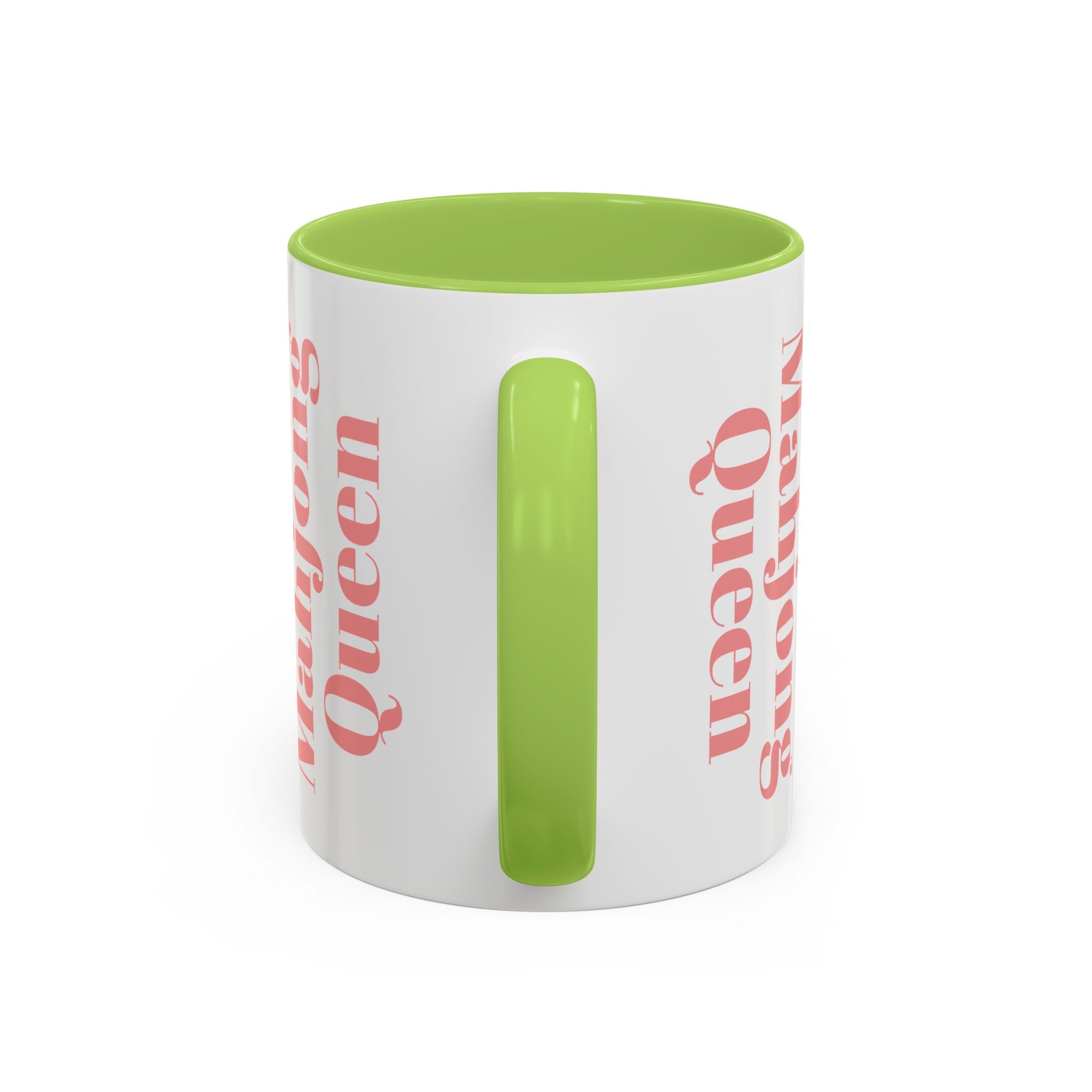 Mahjong Queen Accent Coffee Mug – Retro Tile Design, 11/15oz