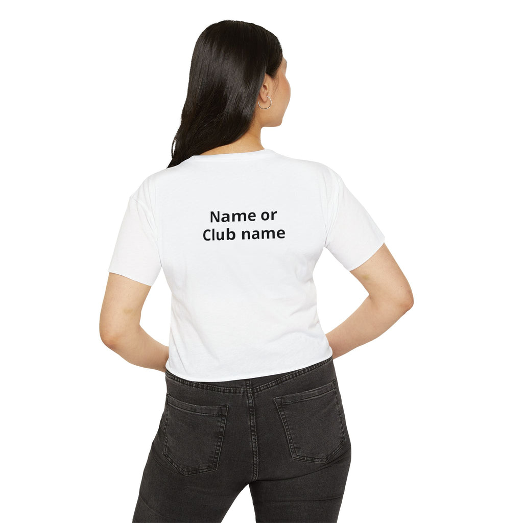 Golf Is Calling Crop Top — Women's Golf Tee with 'Golf is calling' Call Screen Design (Customizable Back)