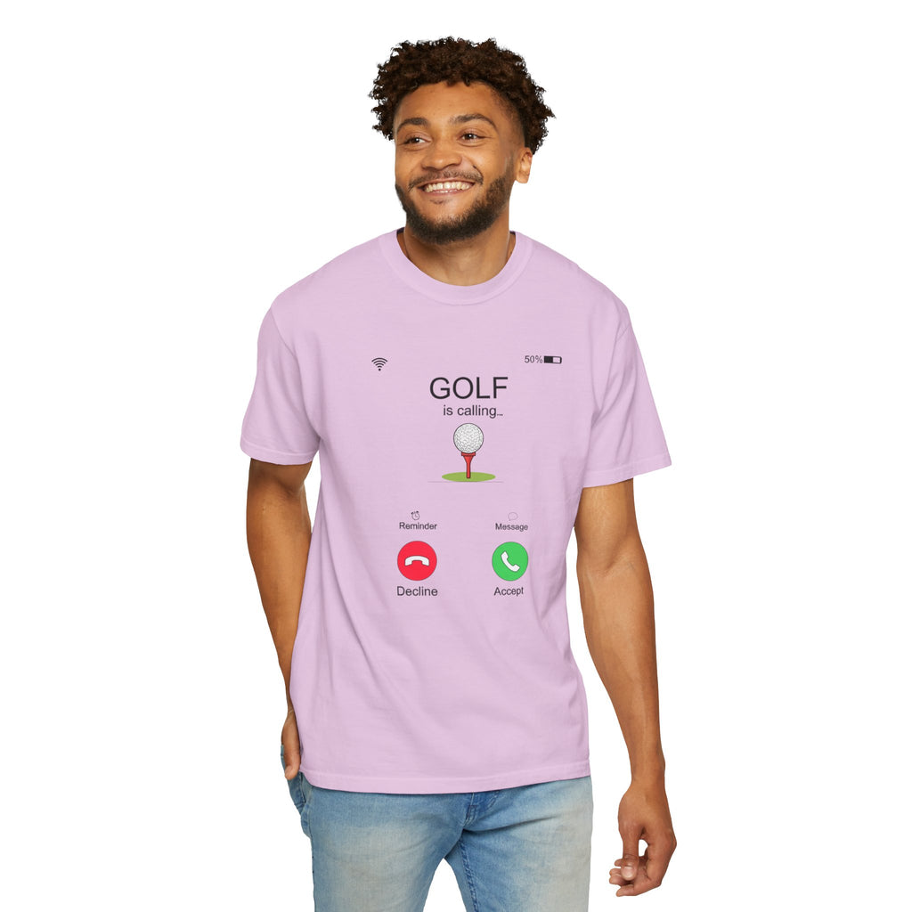 Golf Is Calling T-Shirt — Personalized Golf is Calling Phone Call Tee