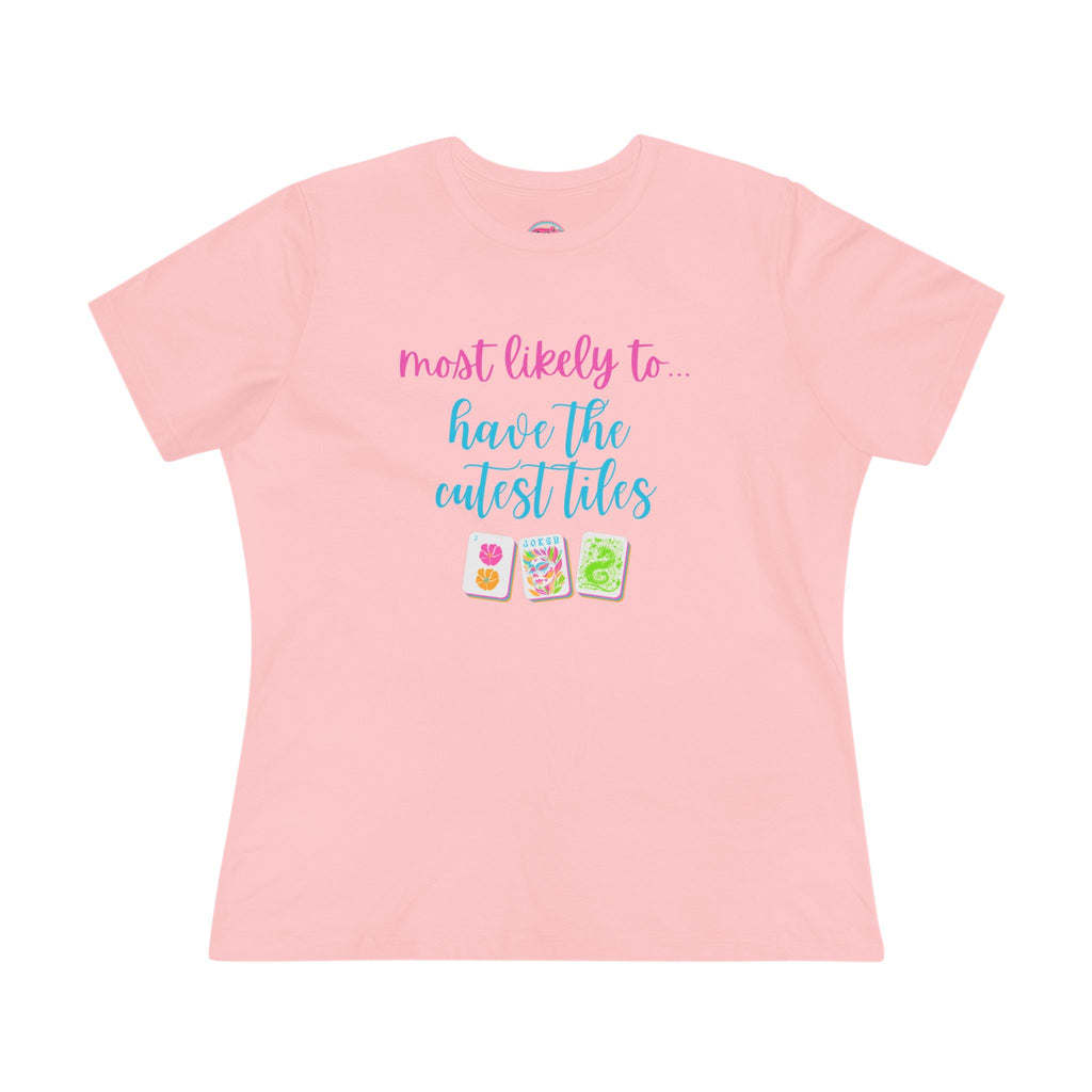 Most Likely To Have The Cutest Tiles T-Shirt — Cute Tee