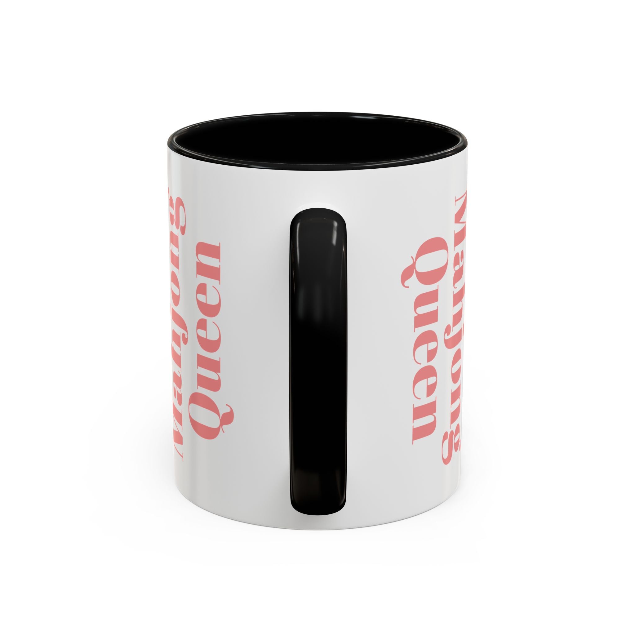 Mahjong Queen Accent Coffee Mug – Retro Tile Design, 11/15oz
