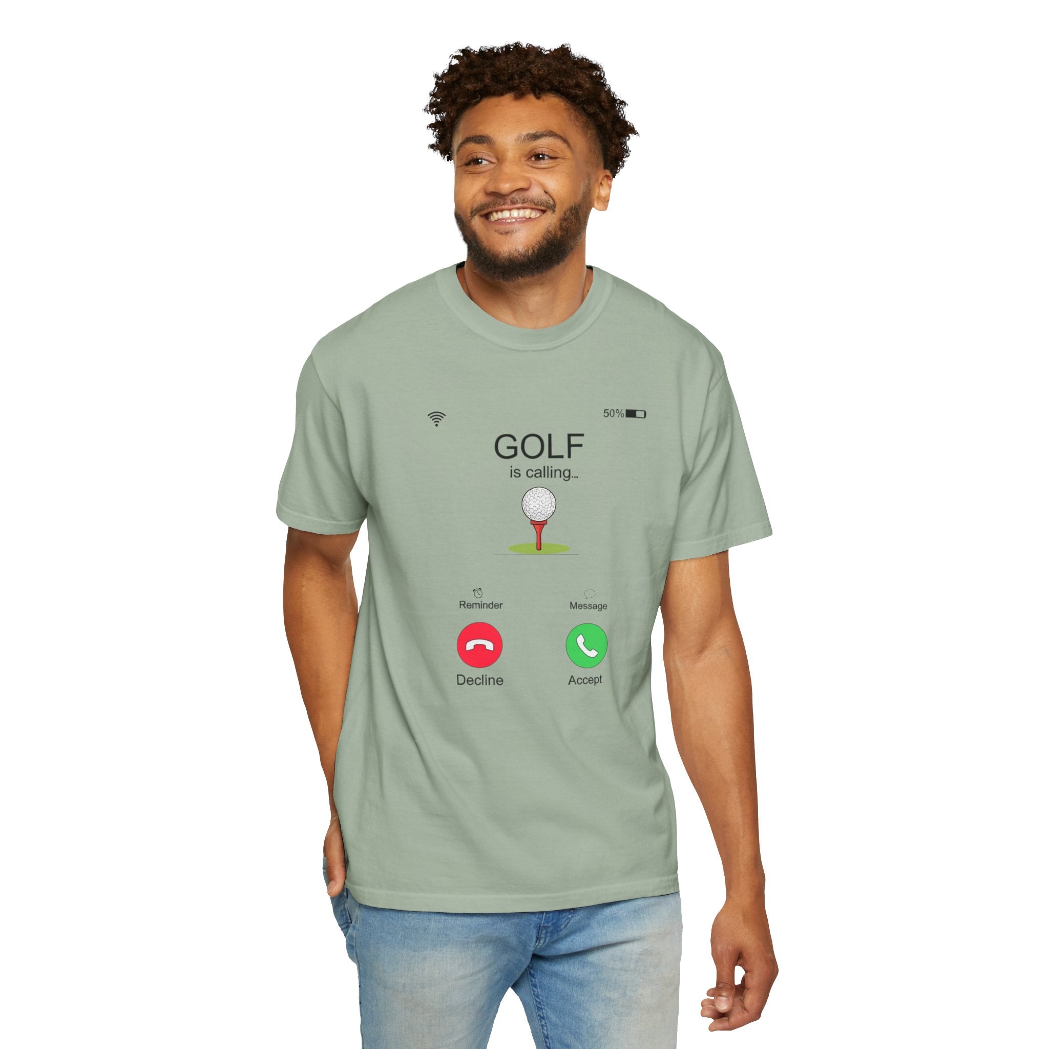 Golf Is Calling T-Shirt — Personalized Golf is Calling Phone Call Tee