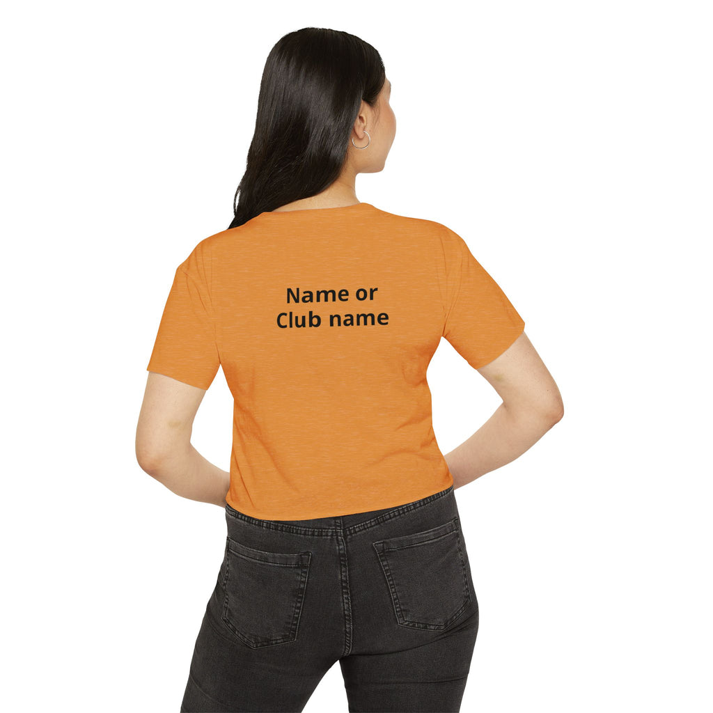 Golf Is Calling Crop Top — Women's Golf Tee with 'Golf is calling' Call Screen Design (Customizable Back)