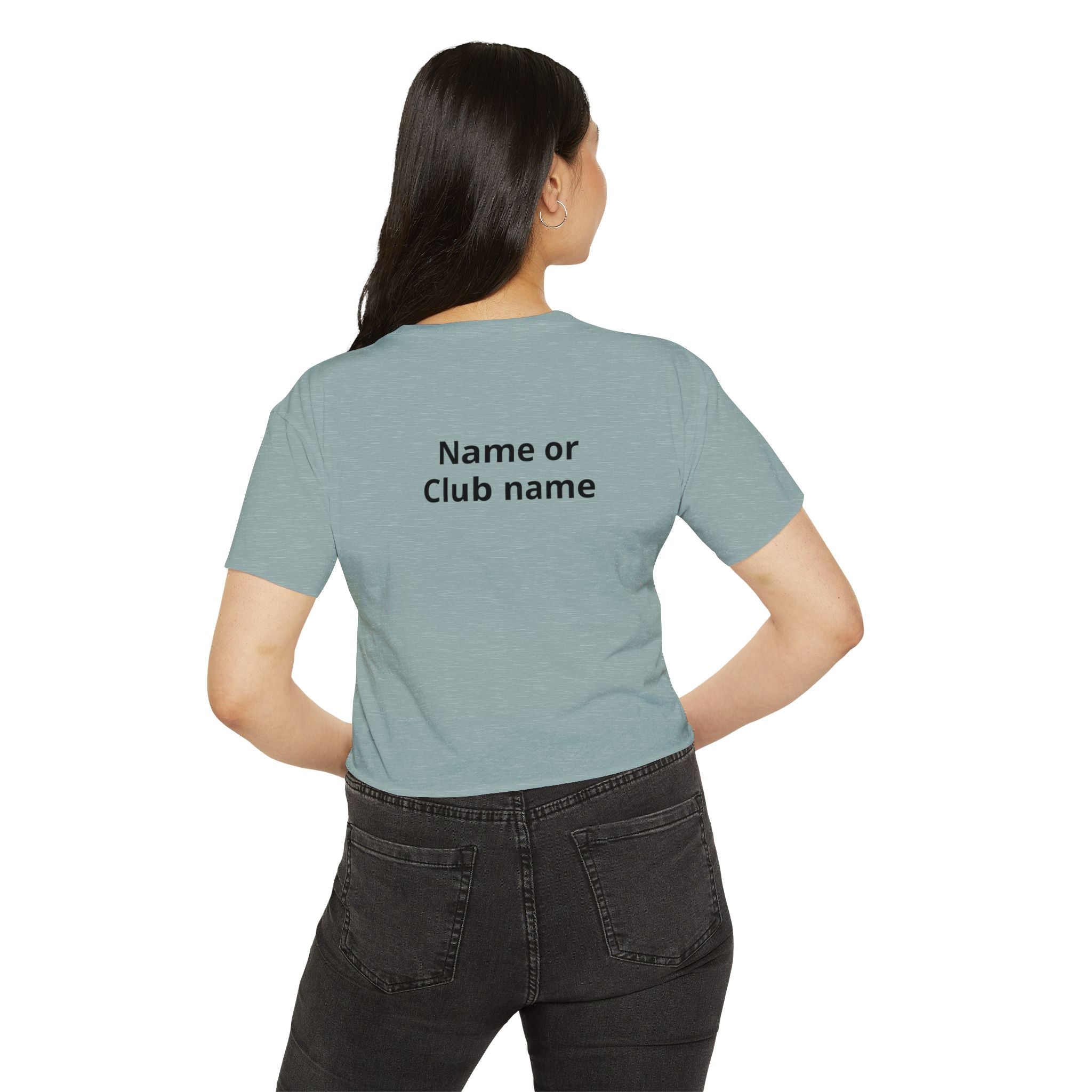 Golf Is Calling Crop Top — Women's Golf Tee with 'Golf is calling' Call Screen Design (Customizable Back)