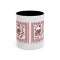 Mahjong Queen Accent Coffee Mug – Retro Tile Design, 11/15oz